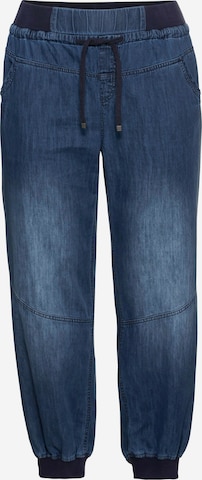 SHEEGO Loosefit Jeans in Blauw: voorkant