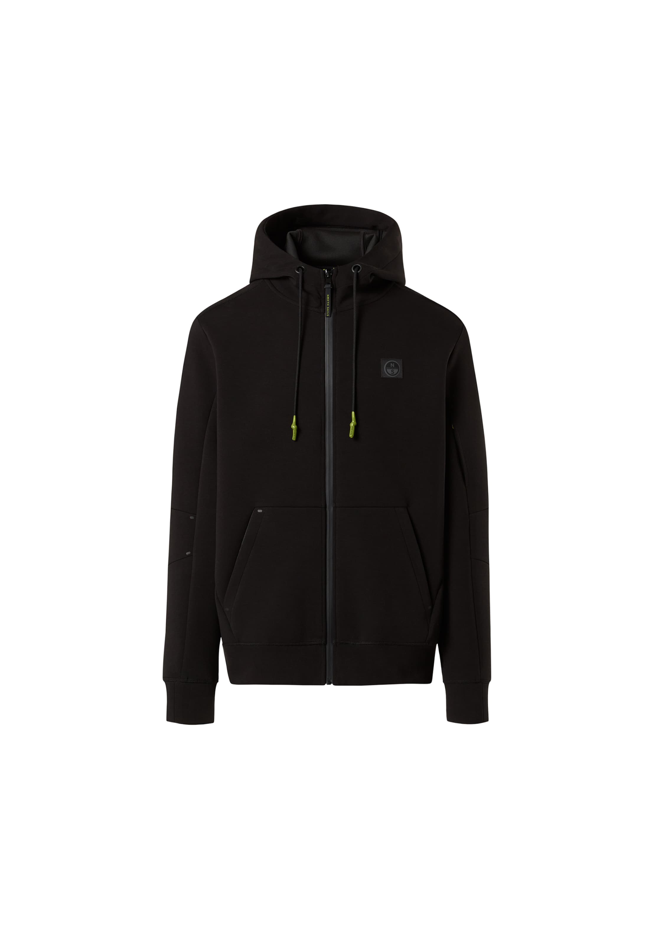 Veste de survêtement North Sails en noir : devant