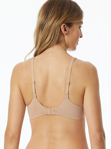 SCHIESSER Triangel Bügel-BH ' BH mit Schale - Unique Micro ' in Beige
