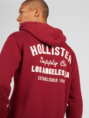 Sweat-shirt HOLLISTER en rouge