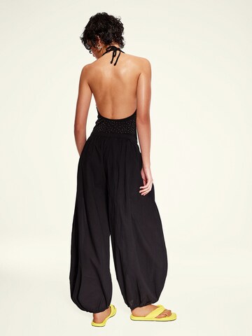 Bershka Tapered Trousers in Black