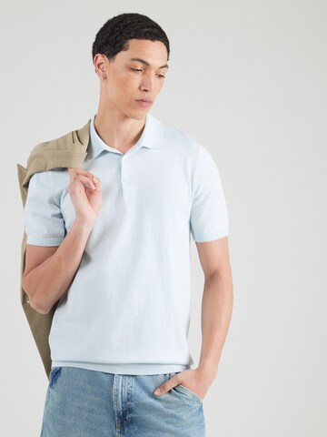 Pulover de la No Excess pe albastru: față