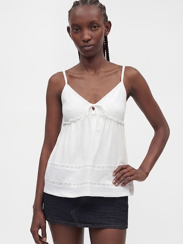 HOLLISTER Top – bílá
