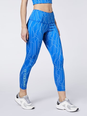 Jette Sport Skinny Leggings in Blau