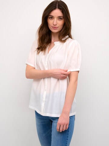 Camicia da donna 'CR Liseline' di Cream in bianco: frontale
