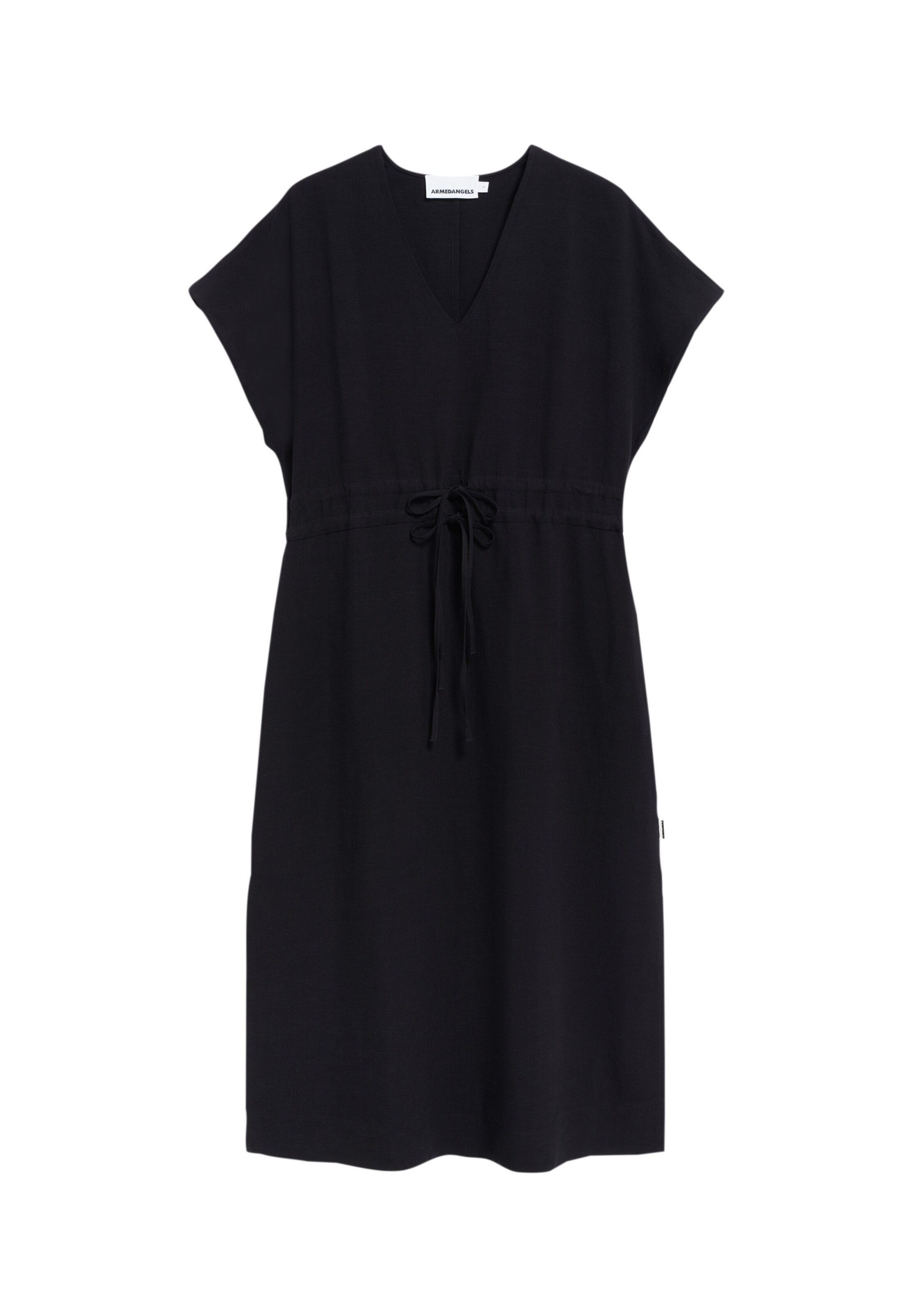 ARMEDANGELS Kleid 'Maaholina Lino' in Schwarz: Vorderseite