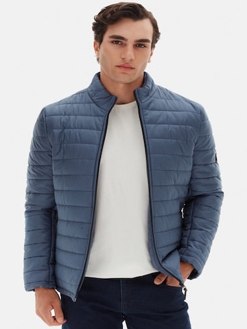 D’S Damat Tussenjas in Blauw: voorkant