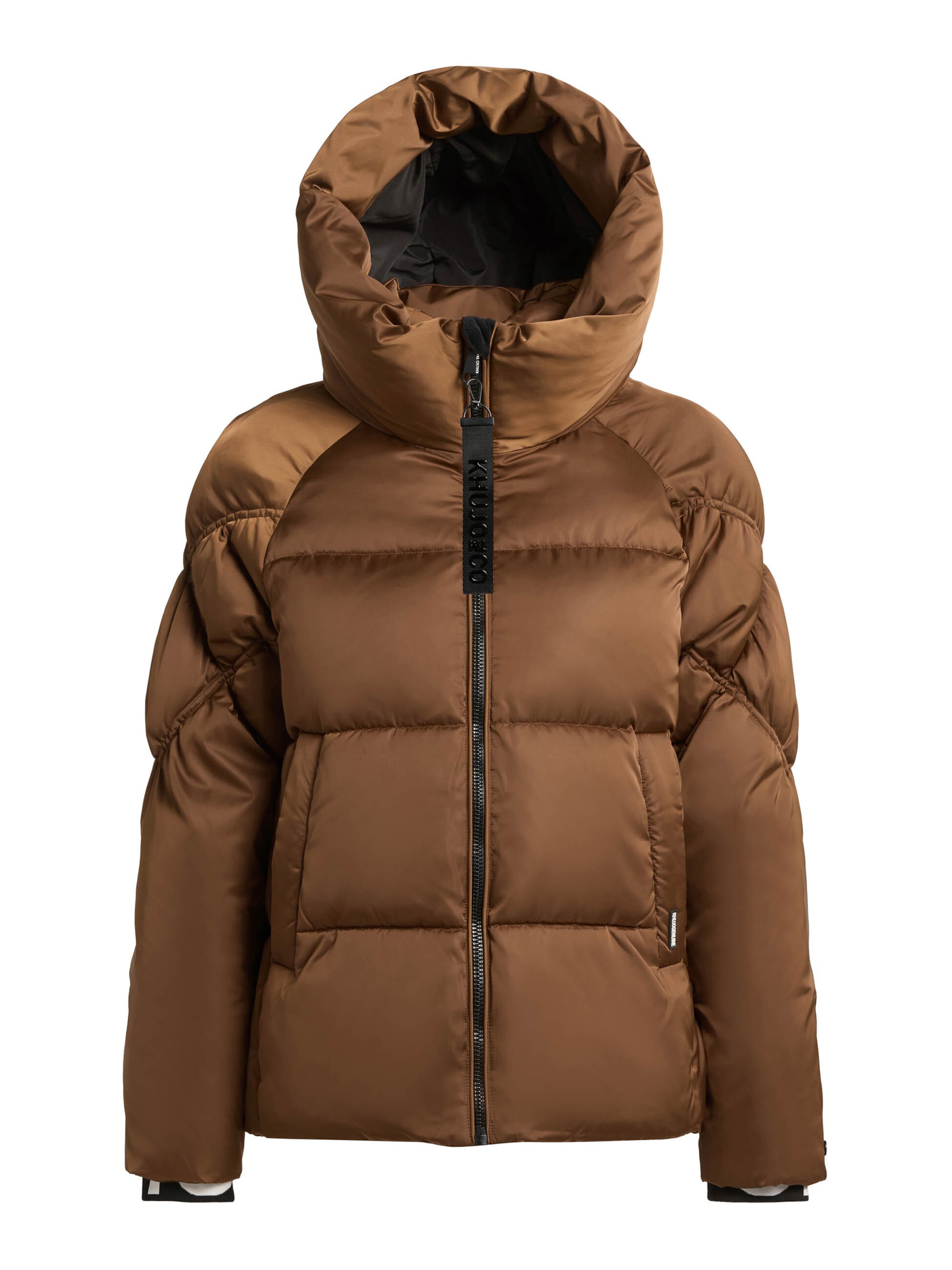 khujo Zimní bunda 'Isett2' – hnědá: přední strana