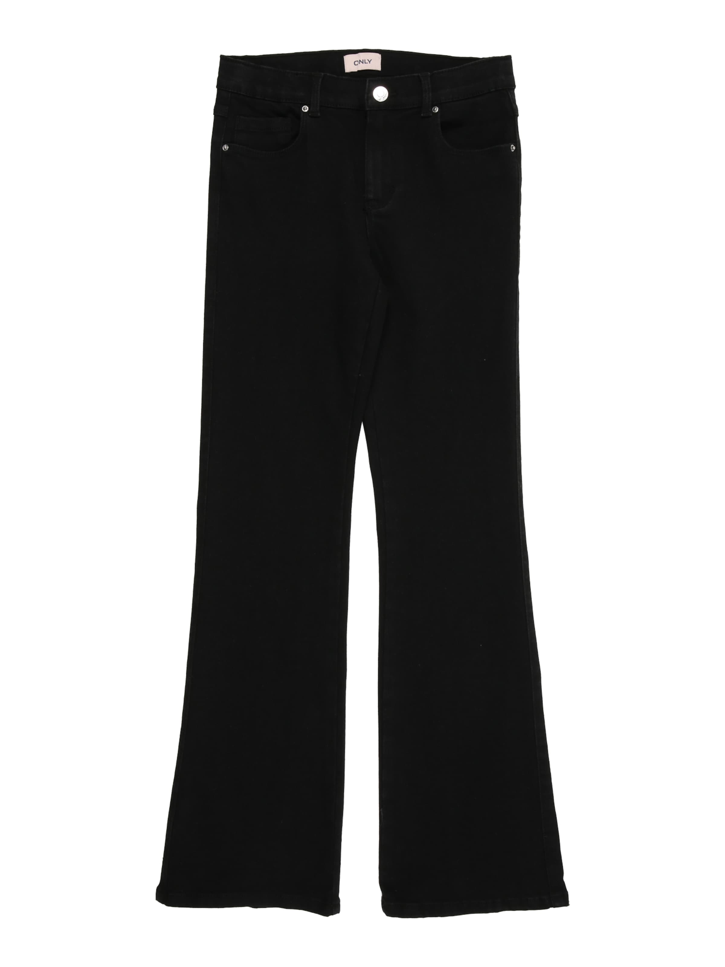 ONLY GIRLS Flared Jeans 'KOGBLAIR' in Black: front