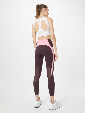 ADIDAS SPORTSWEAR Skinny Sportbroek 'Tlrd Hiit' in Rood