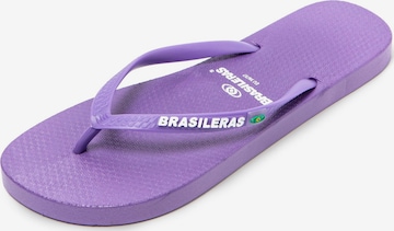 Brasileras Strand-/badschoen 'Classic Pro' in Lila: voorkant