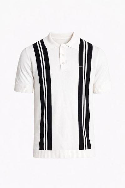 Gianni Kavanagh Trui 'Tower' in de kleur Zwart / Wit, Productweergave