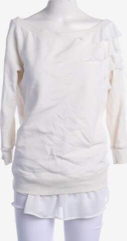PATRIZIA PEPE Sweatshirt & Zip-Up Hoodie in XS in White: front