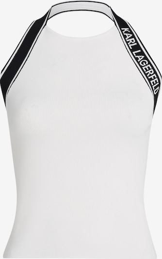 Palaidinė be rankovių iš Karl Lagerfeld, spalva – juoda / balta, Prekių apžvalga