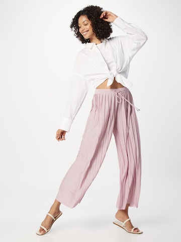 ABOUT YOU Wide Leg Hose 'Caren' in Pink