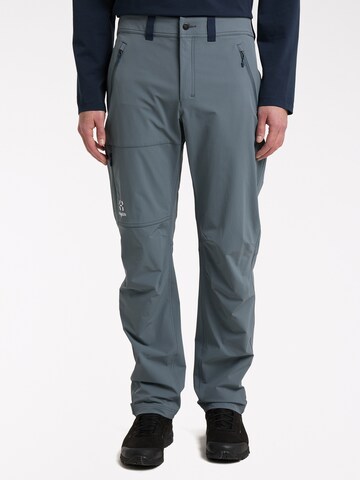 Haglöfs Regular Outdoor Pants 'Morän' in Blue: front