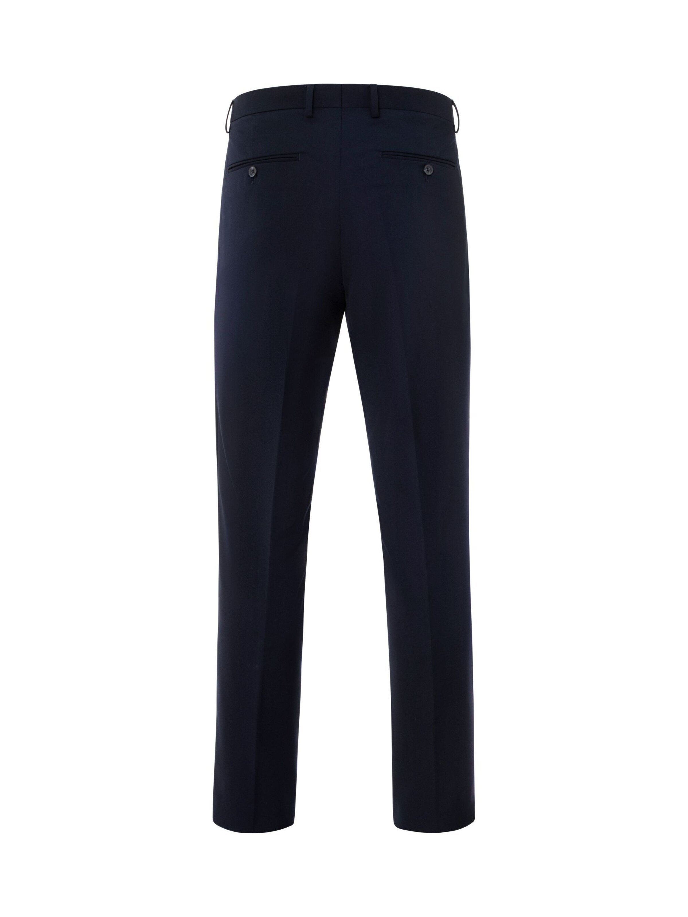 Coupe slim Pantalon à plis '3935-20039' Thomas Goodwin en bleu