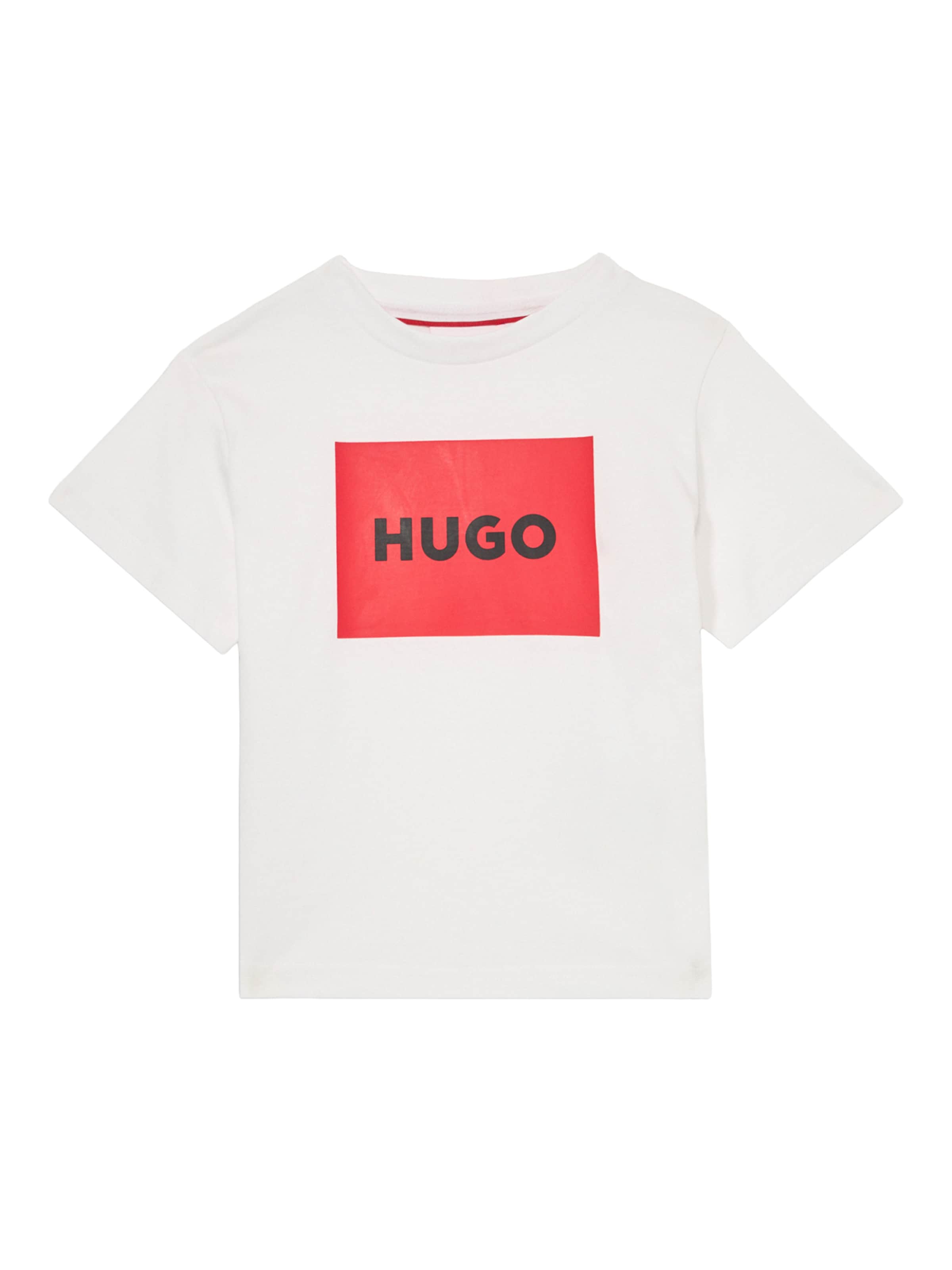 HUGO - Camiseta en blanco: frente