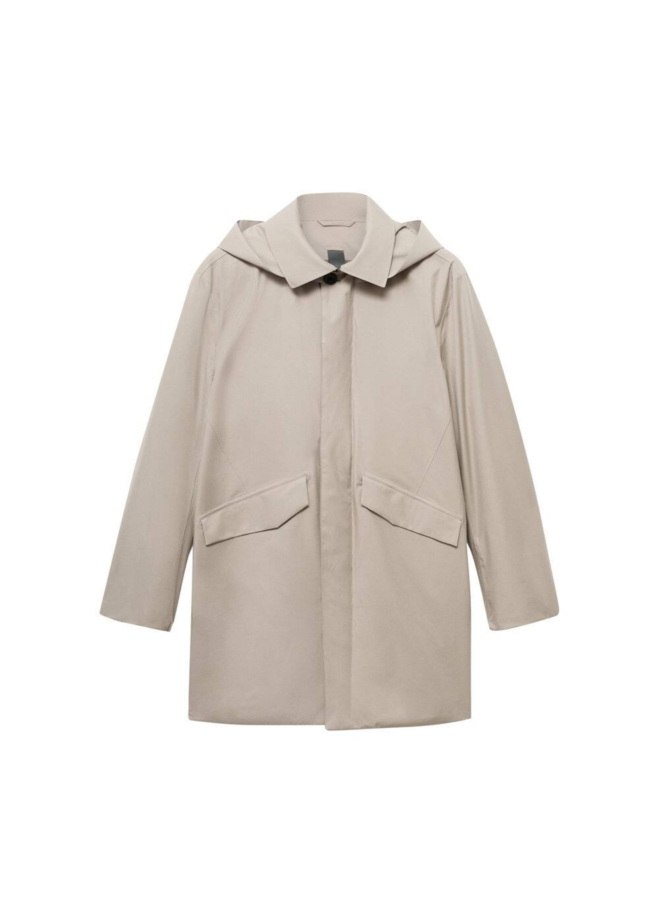 MANGO MAN Mantel 'Area' in Grau: Vorderseite