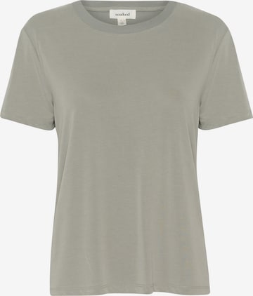 T-shirt SOAKED IN LUXURY en gris : devant
