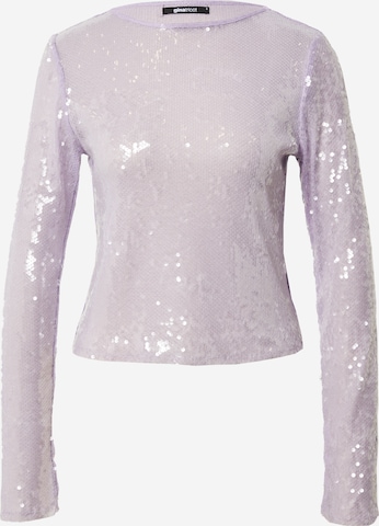 T-shirt 'Silvana' Gina Tricot en violet : devant