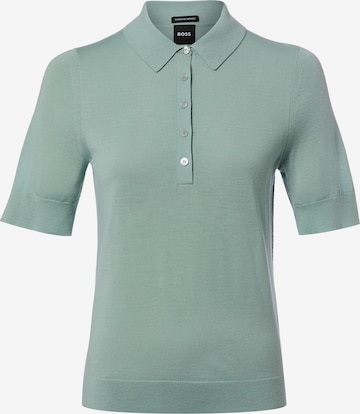 BOSS Shirt 'Fidenka' in Groen: voorkant