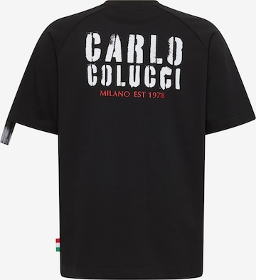 T-Shirt 'Evoli' Carlo Colucci en noir : devant