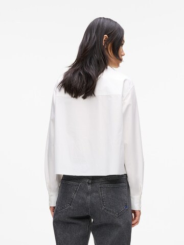 Chemisier KARL LAGERFELD JEANS en blanc