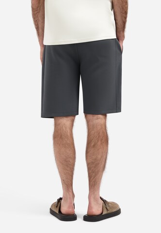 No Excess Regular Interlock-Jersey-Shorts in Grau