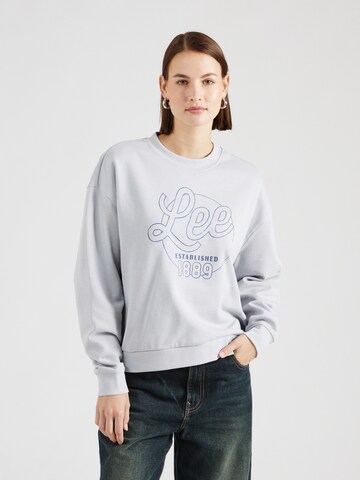 Lee Sweatshirt 'LOGO SWS' in Grey: front