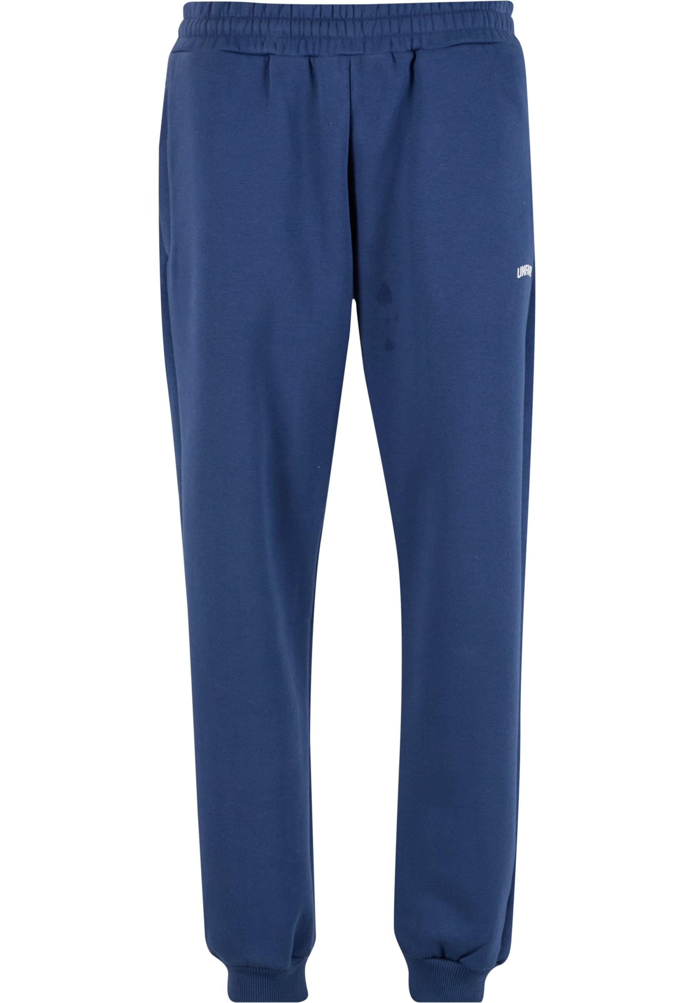 Unfair Athletics Regular Broek in Blauw: voorkant