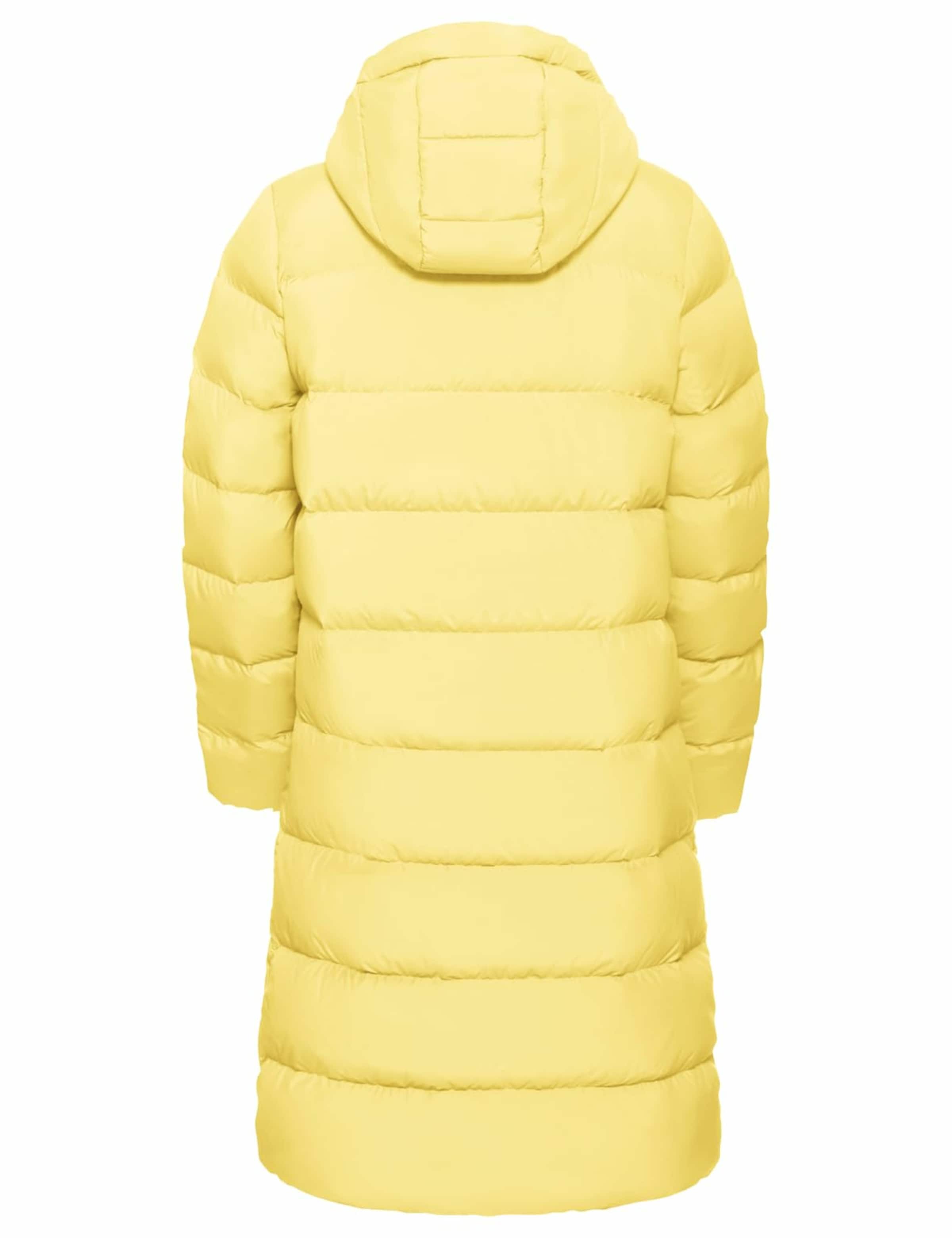 JACK WOLFSKIN Winter coat in Yellow