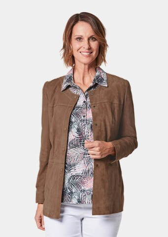 Veste mi-saison Goldner en marron : devant
