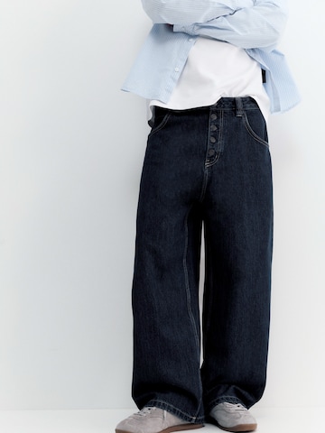 Pull&Bear Baggy Farkut värissä sininen: etupuoli