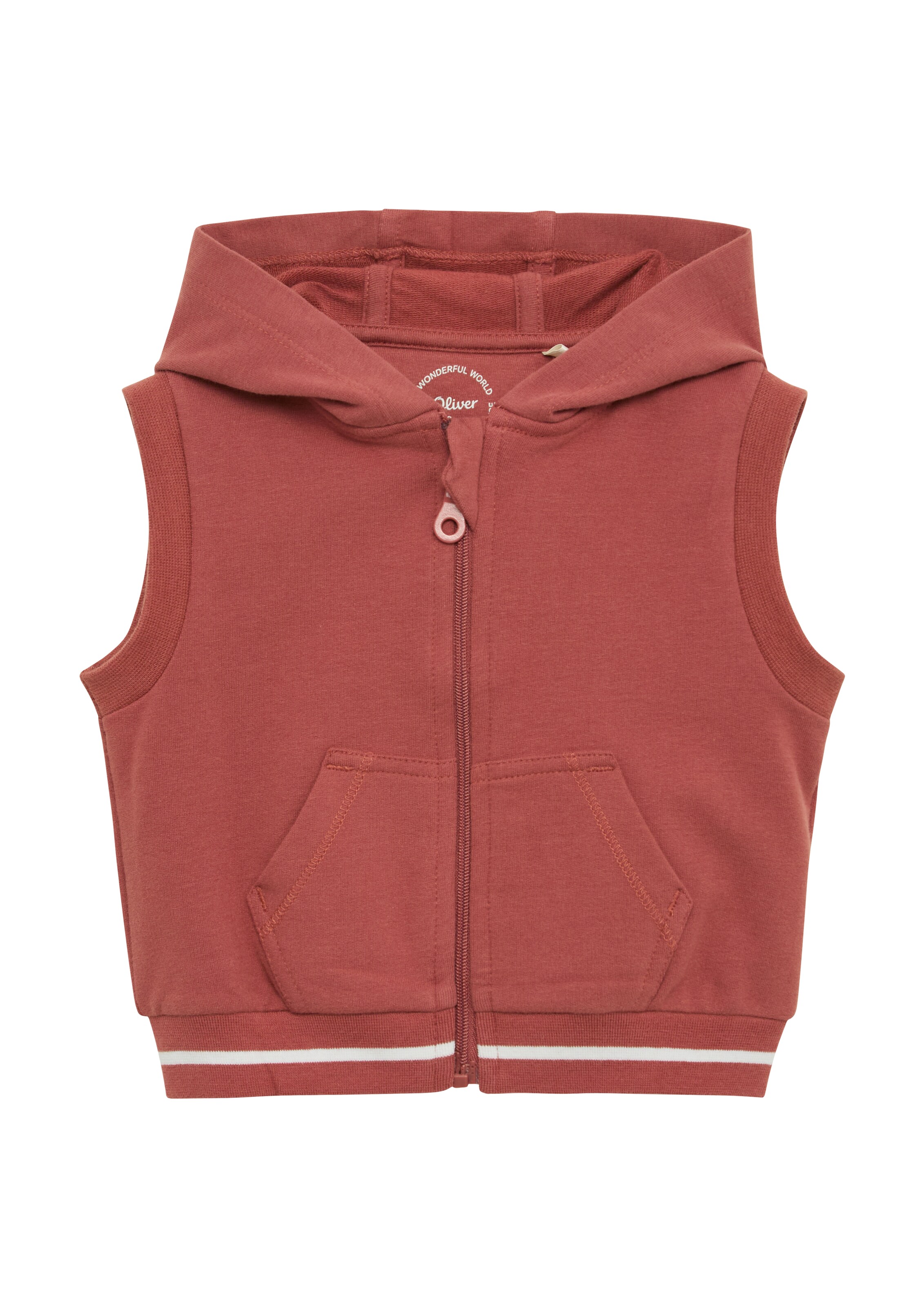 Gilet s.Oliver en rouge : devant