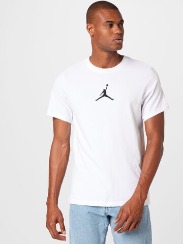 Jordan - Camiseta 'Jumpman' en blanco: frente