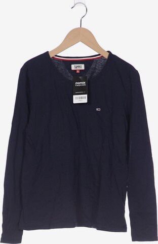 Tommy Jeans Langarmshirt M in Blau: predná strana