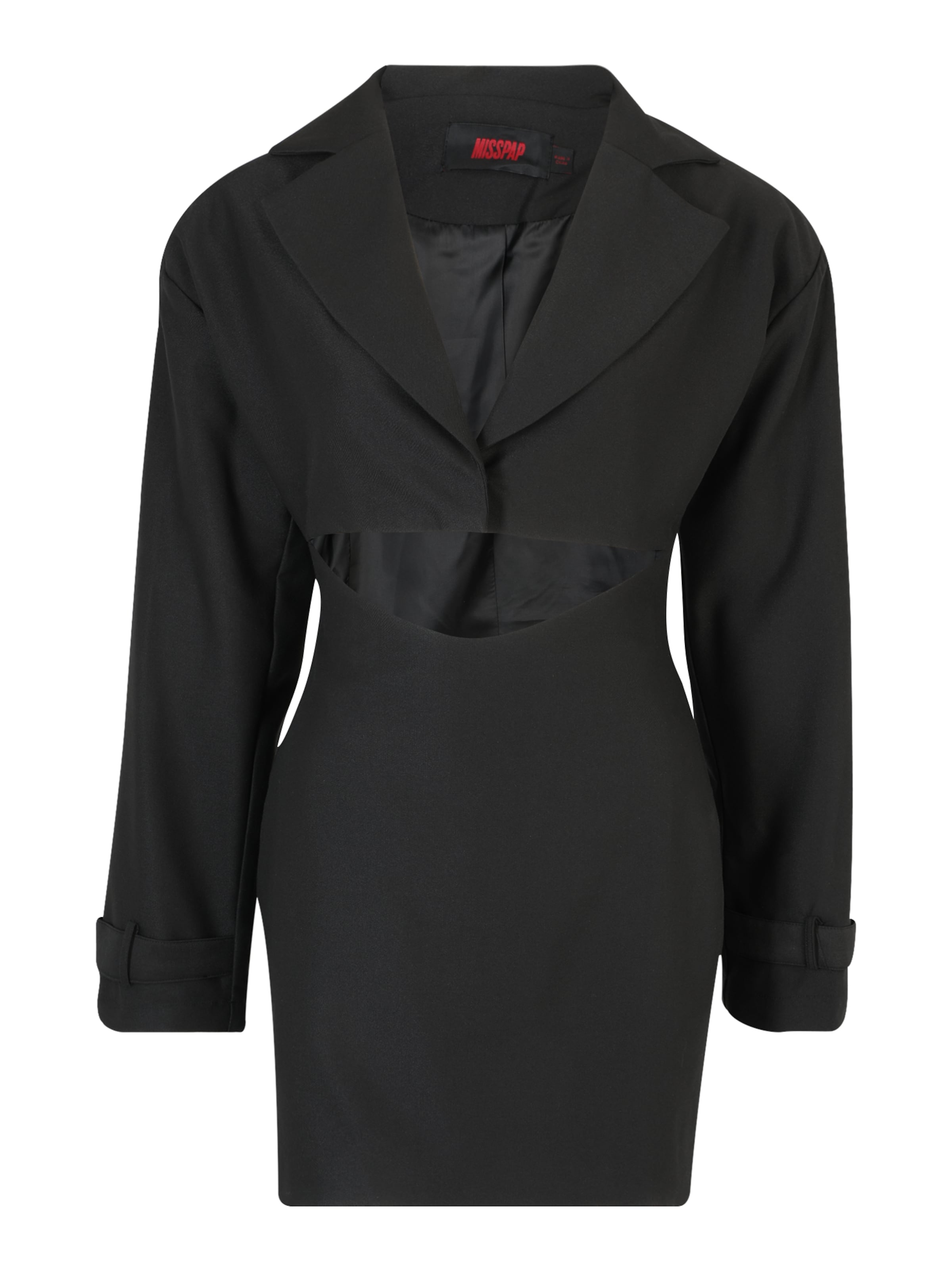 Misspap Cocktailmekko värissä musta: etupuoli