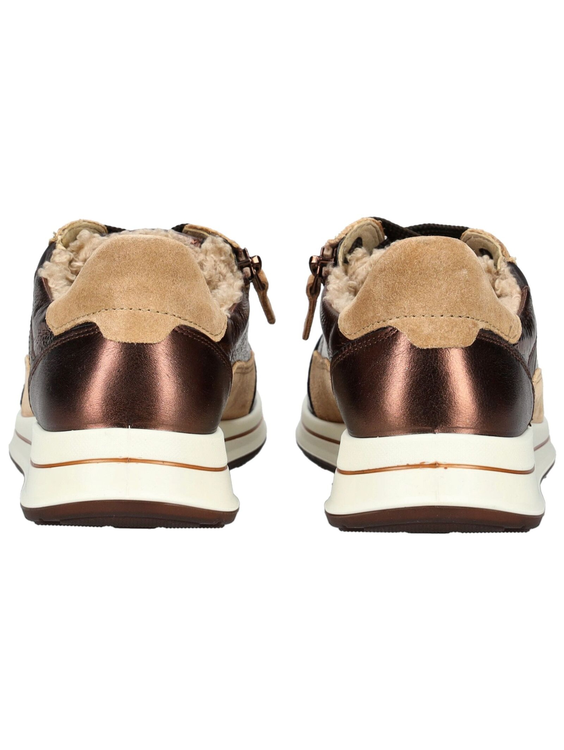 Baskets basses ARA en bronze