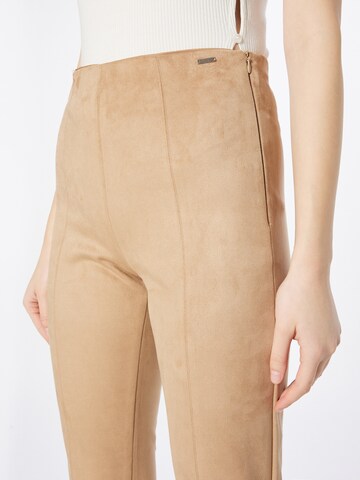 GUESS Skinny Broek 'MAYA' in Beige