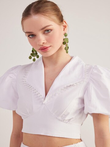 HOLLY LOLLY Bluse in Weiß