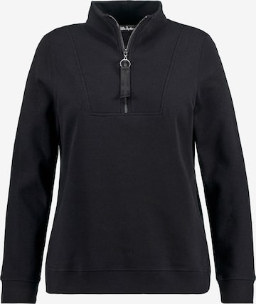 Ulla Popken Sweatshirt in Schwarz: predná strana