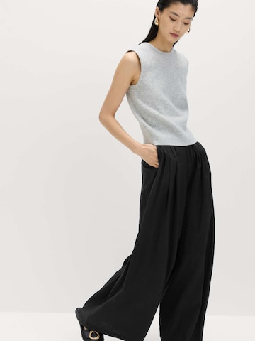 Marks & Spencer Wide Leg Hose in Schwarz