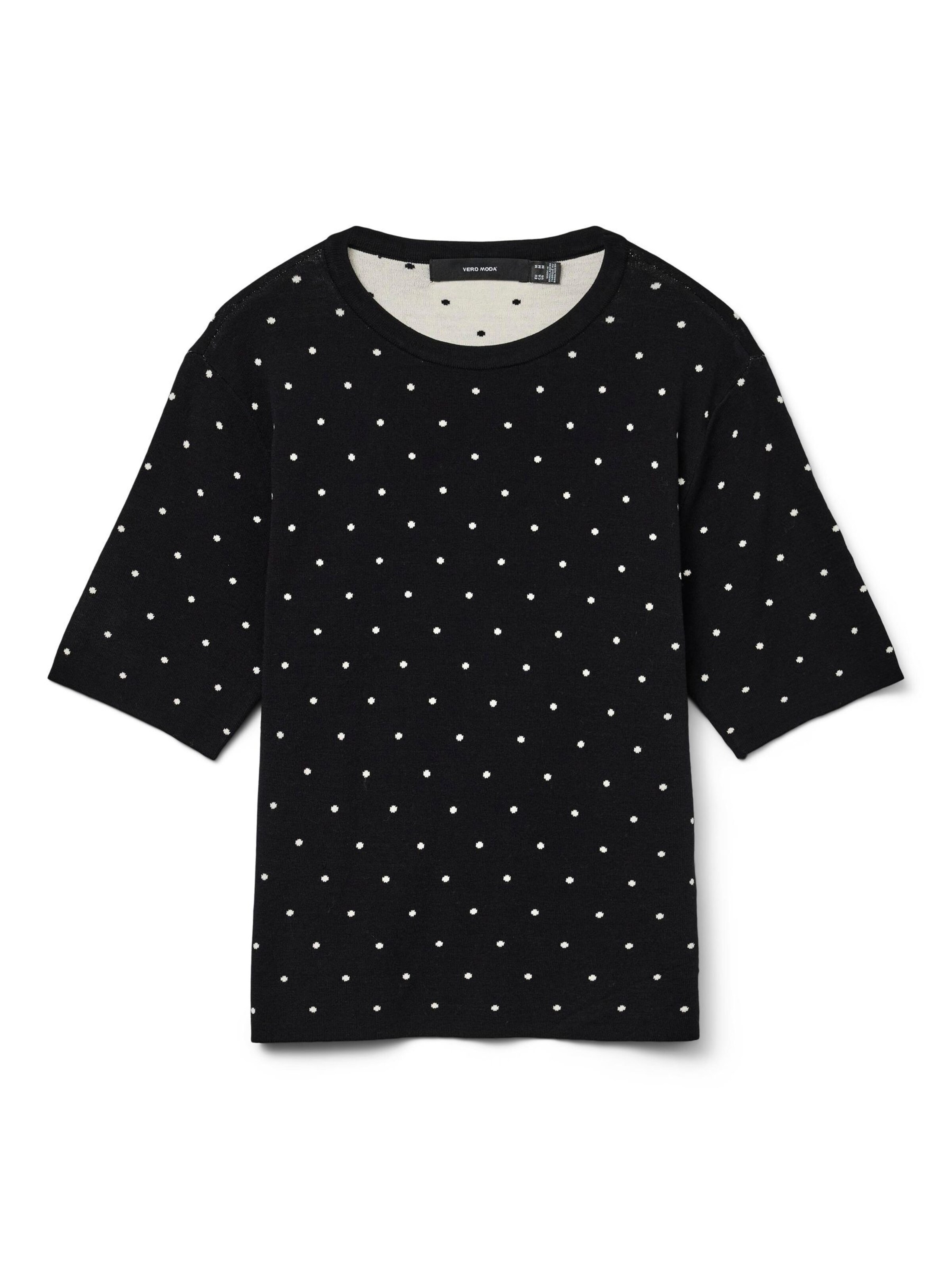 VERO MODA Pullover 'VMSaba' in Schwarz: Vorderseite