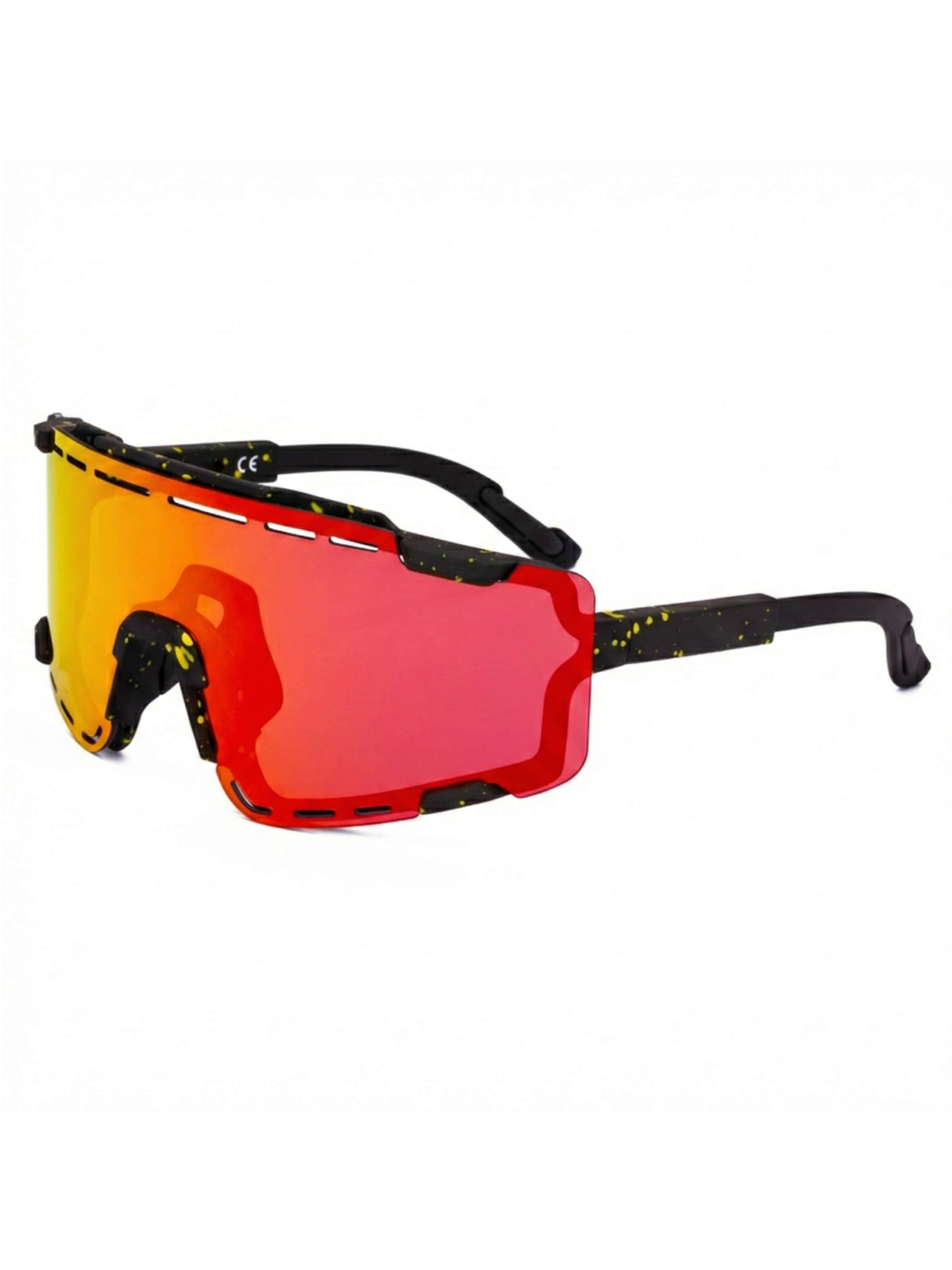 Lunettes de soleil sport VEYREY en orange