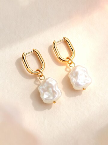 Nemomatheo Ohrringe 'Marea' in Weiß