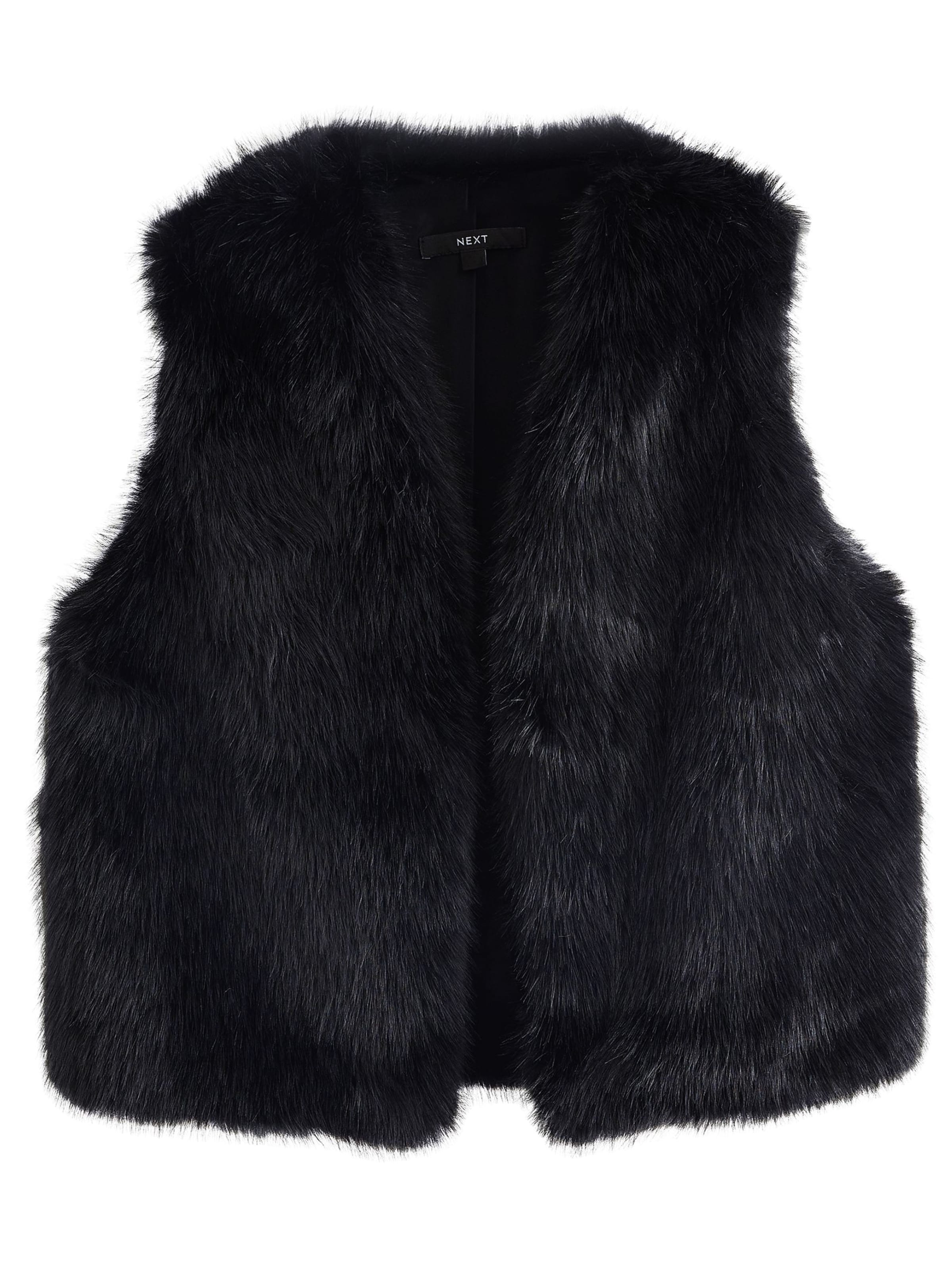 Next Жилетка в Черный: спереди