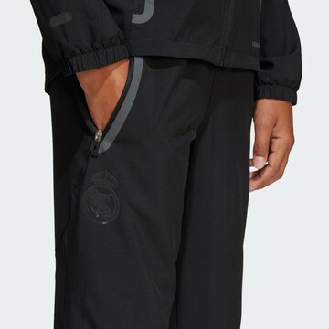 Regular Pantalon de sport 'Real Madrid Tiro 25' ADIDAS PERFORMANCE en noir
