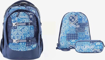 2be Schulrucksack-Set 'Royal' in Blau: predná strana