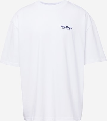 T-Shirt Pegador en blanc : devant